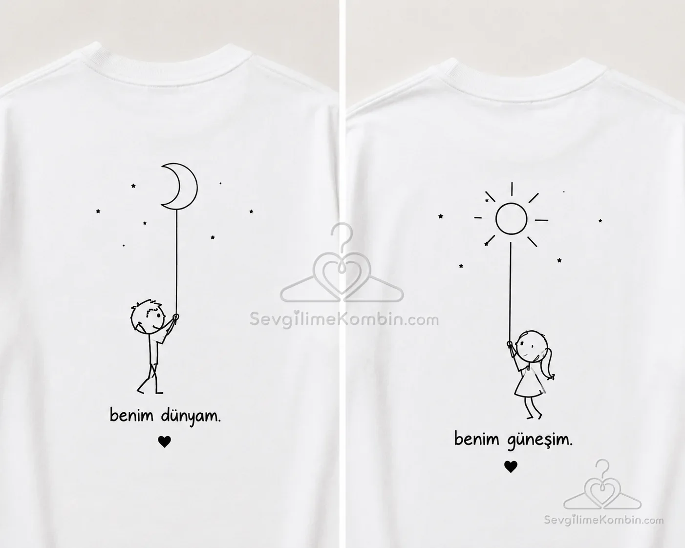 Benim Dünyam ve Güneşim Sevgili Kombini - 4